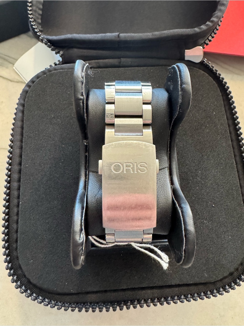 Oris Aquis Blue Dial with stainless steel watch - Picture 7 of 7